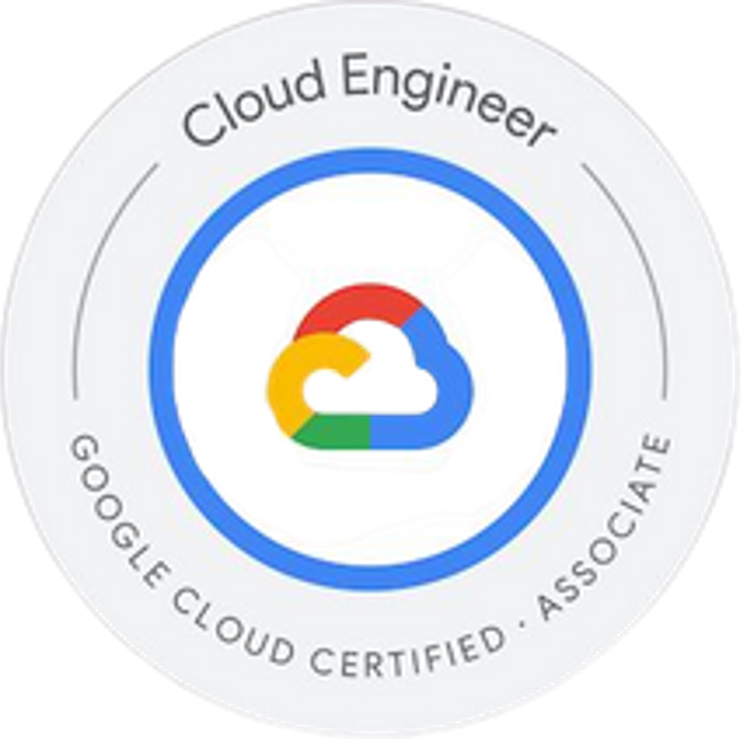 Logo Certificação Google Cloud Engineer